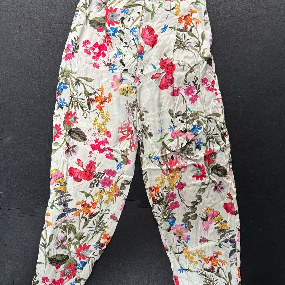 Zara Floral Print Balloon Pants